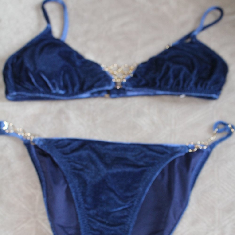 Trina Turk velvet 2 piece Bikini